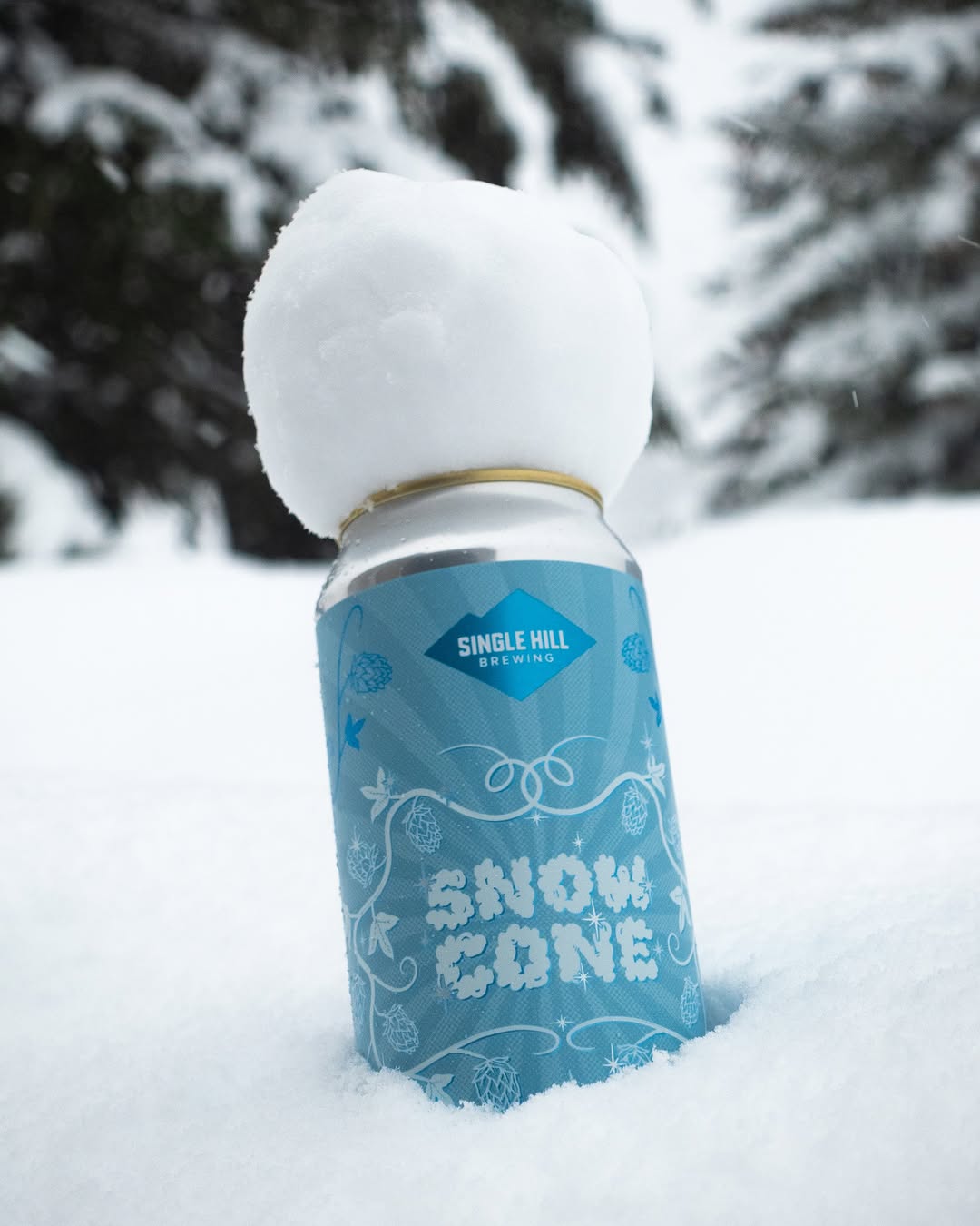 Our annual Frozen Wet Hop IPA has thawed out and is here for you to ENJOY!

Featuring Krush and Mosaic Cryo Fresh® hop pellets. Snow cone is our answer to making a beer that tastes like harvest at any time of the year.

Available now on draft and in cans at our Yakima taproom, and coming to the Single Hill Commons in Ballard and in the wild later this week!